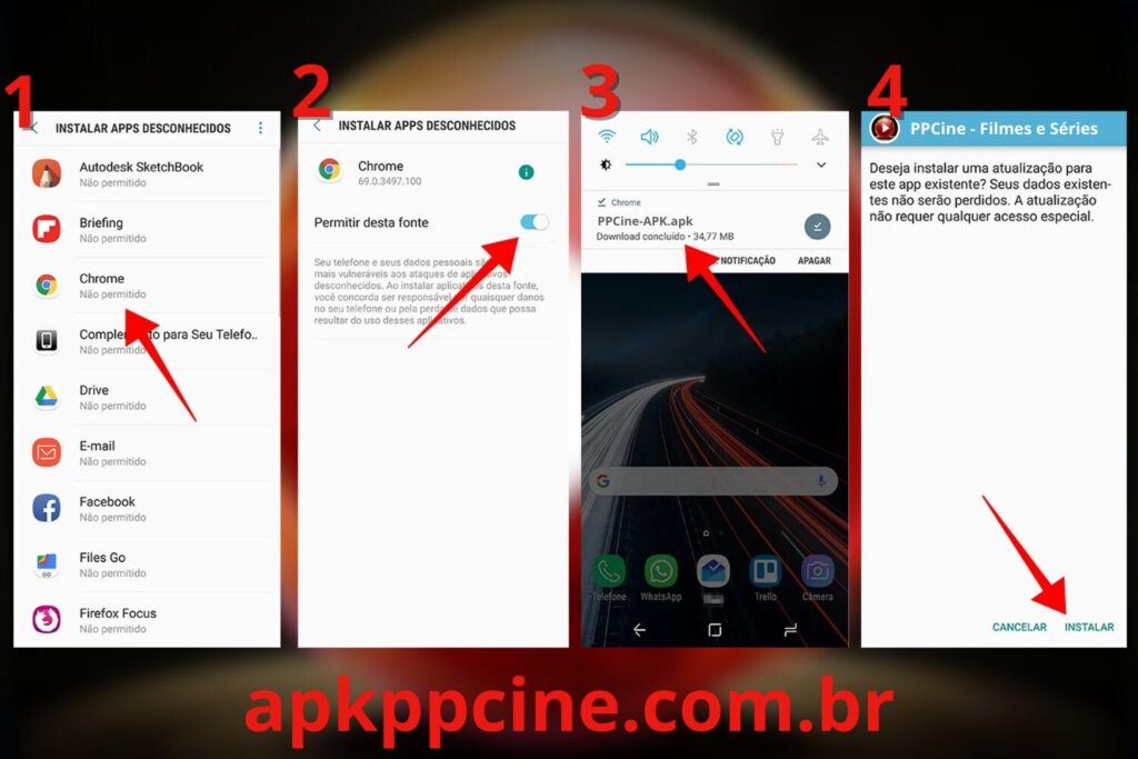 PPcine APK aplicativo gratuito de streaming